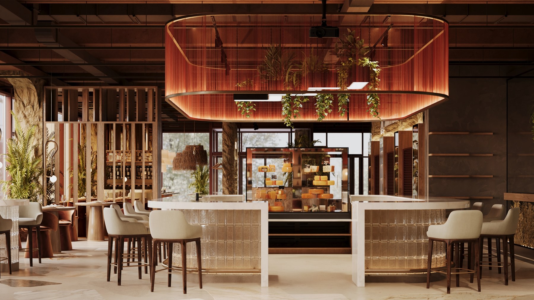 HoReCa и бизнес: барная зона с витриной