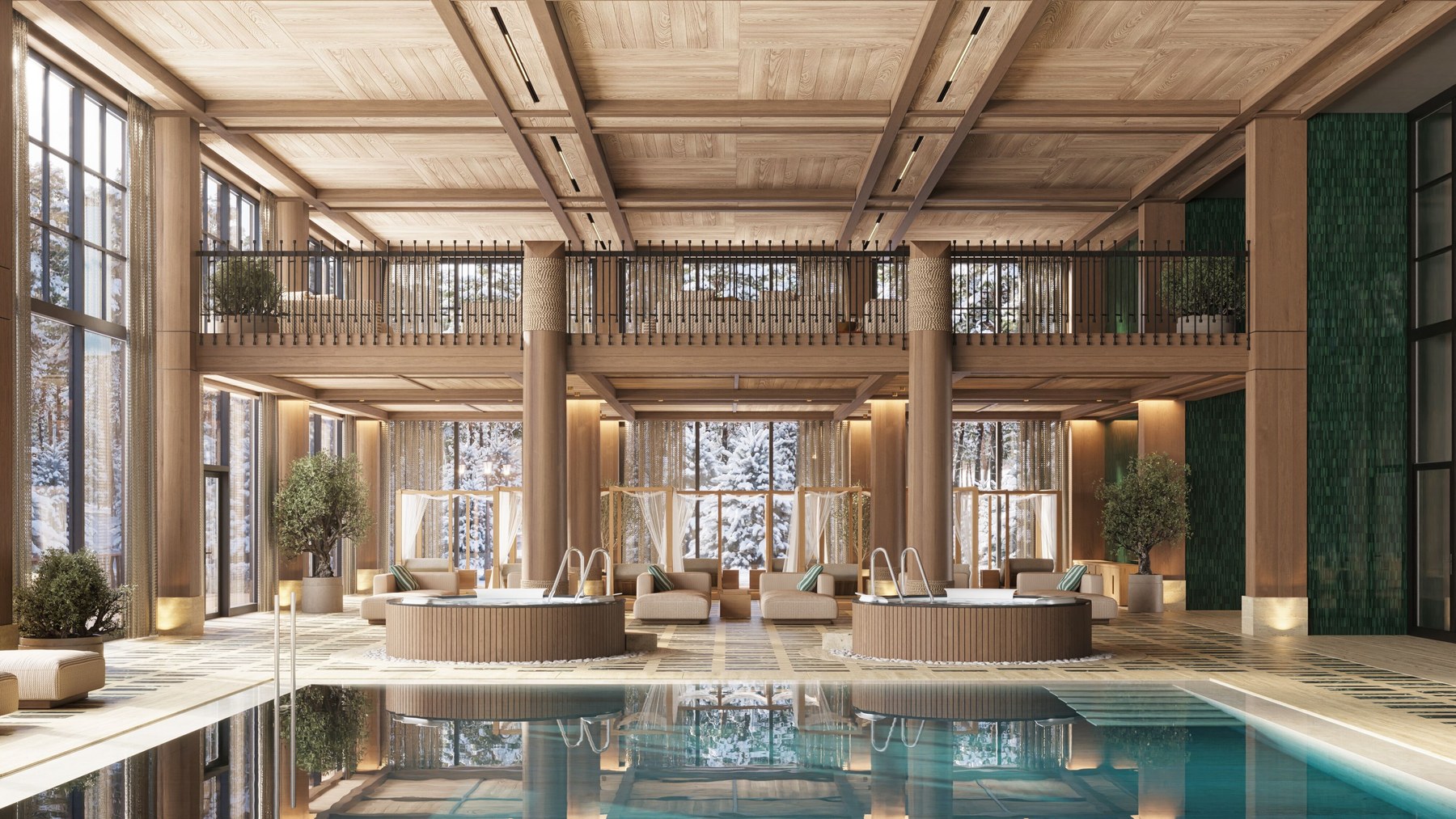 Spa & Wellness пространство PRIMO GATTO с бассейном
